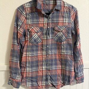 Charlotte Russe Plaid Casual Shirt Size Small
